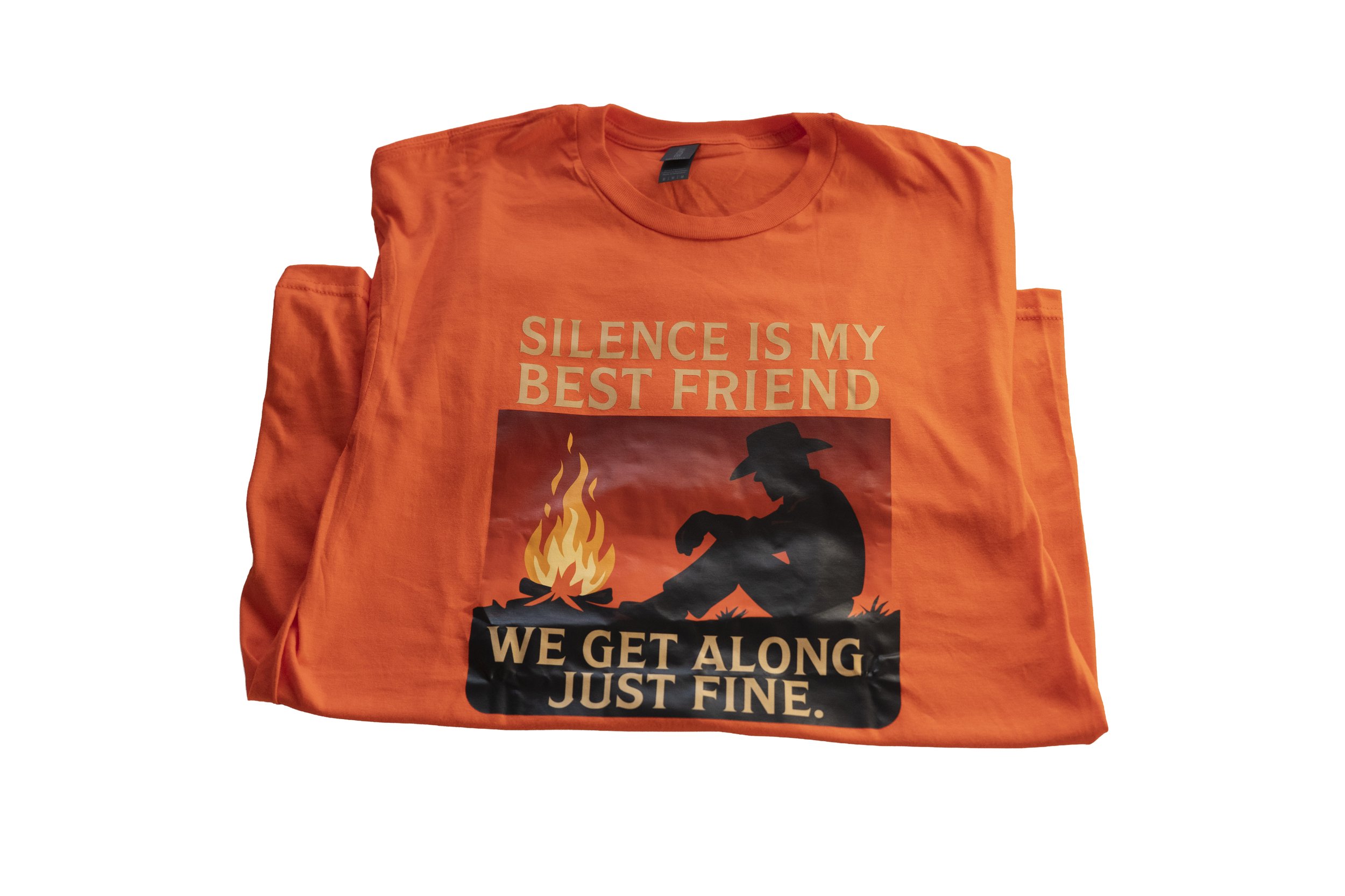 Silence Is My Best Friend — Blaze Orange Tee