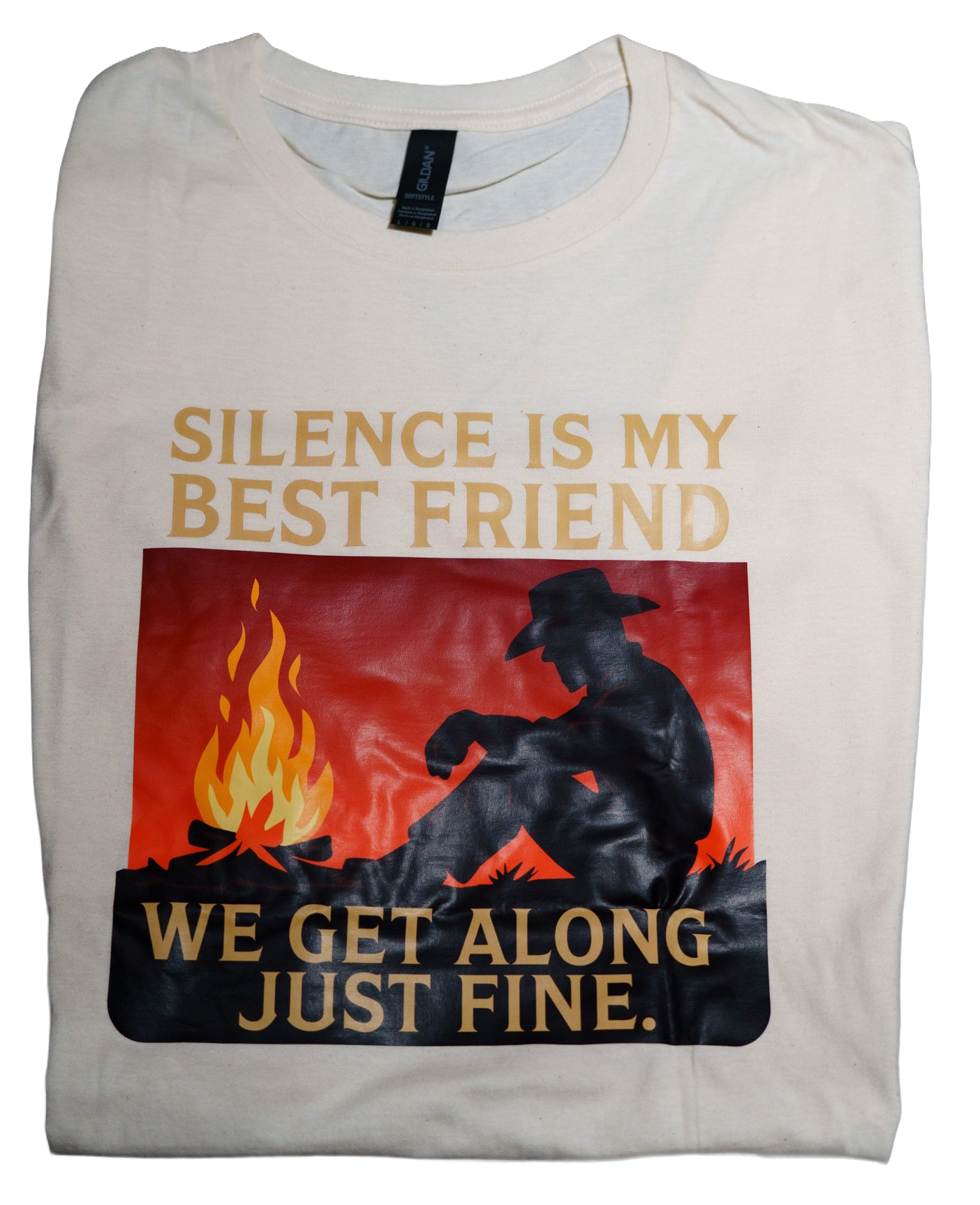 Silence Is My Best Friend — Neutral Tee