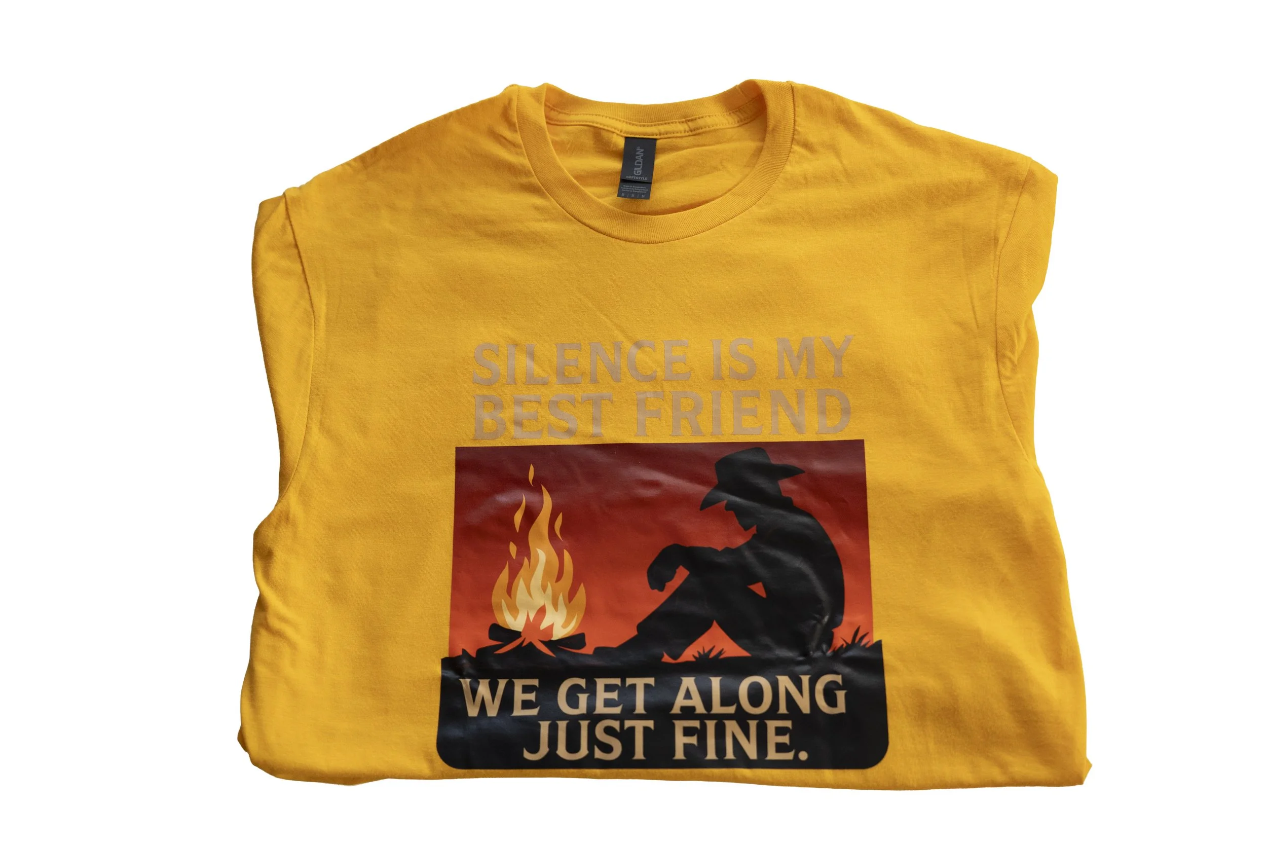 Silence Is My Best Friend — Gold Tee