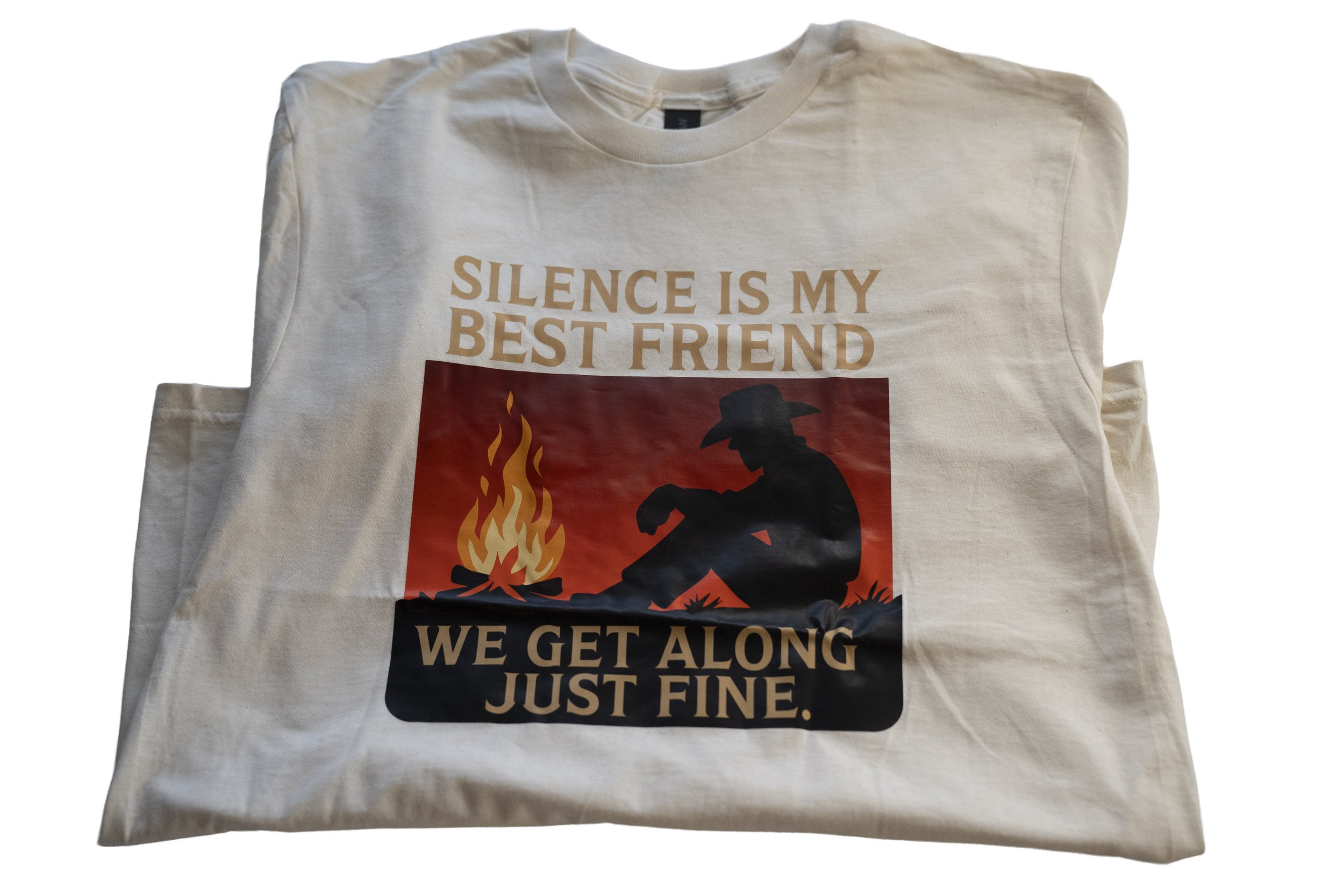 Silence Is My Best Friend — Neutral Tee
