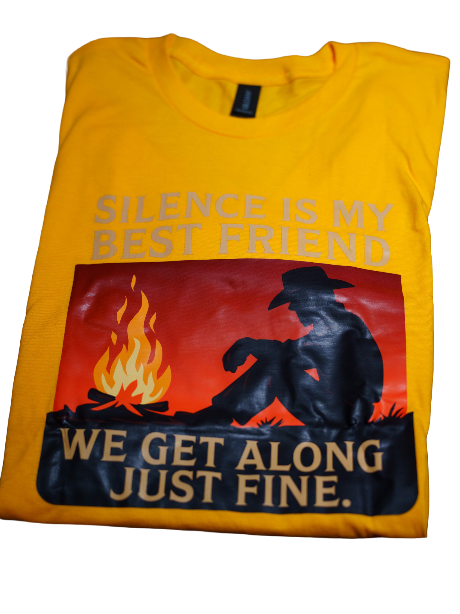 Silence Is My Best Friend — Gold Tee