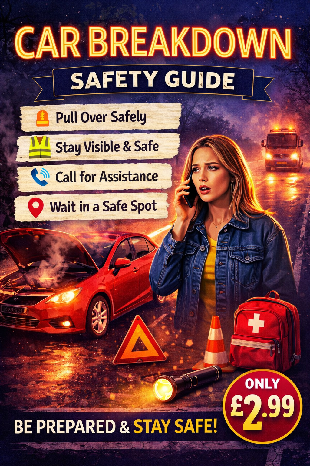 🚗 Car Breakdown Safety Guide