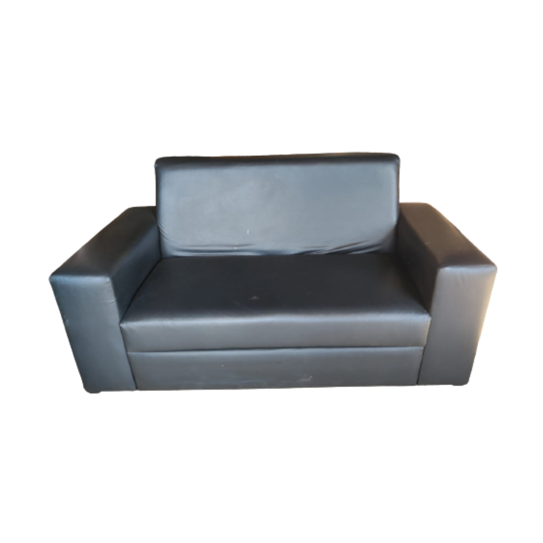 Sofá 2 Lugares Preto