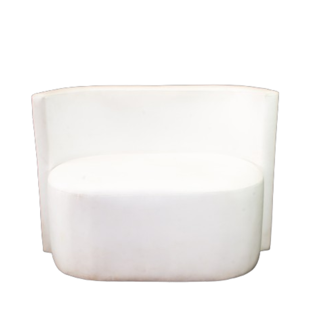 Sofá arredondado 3 lugares (Cores Variadas)