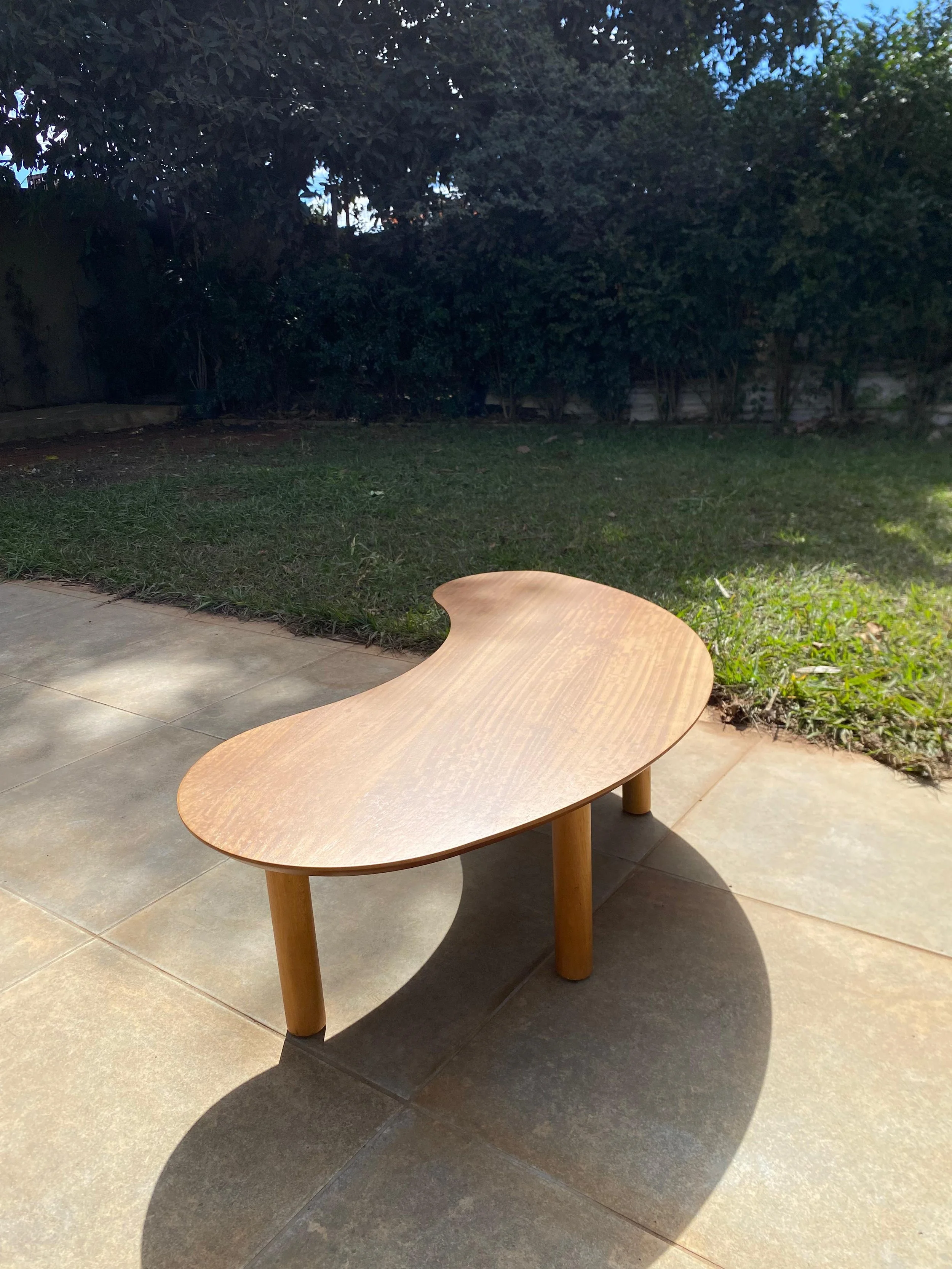 Mesa de Centro Formosa Marrom Clara