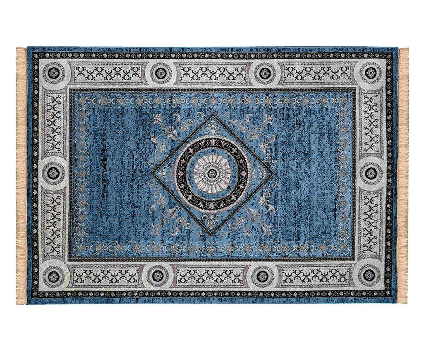 Tapete Belga Bruxelas Azul 2,5x3