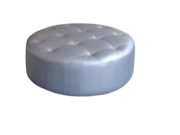 Puff Redondo Grande Preto