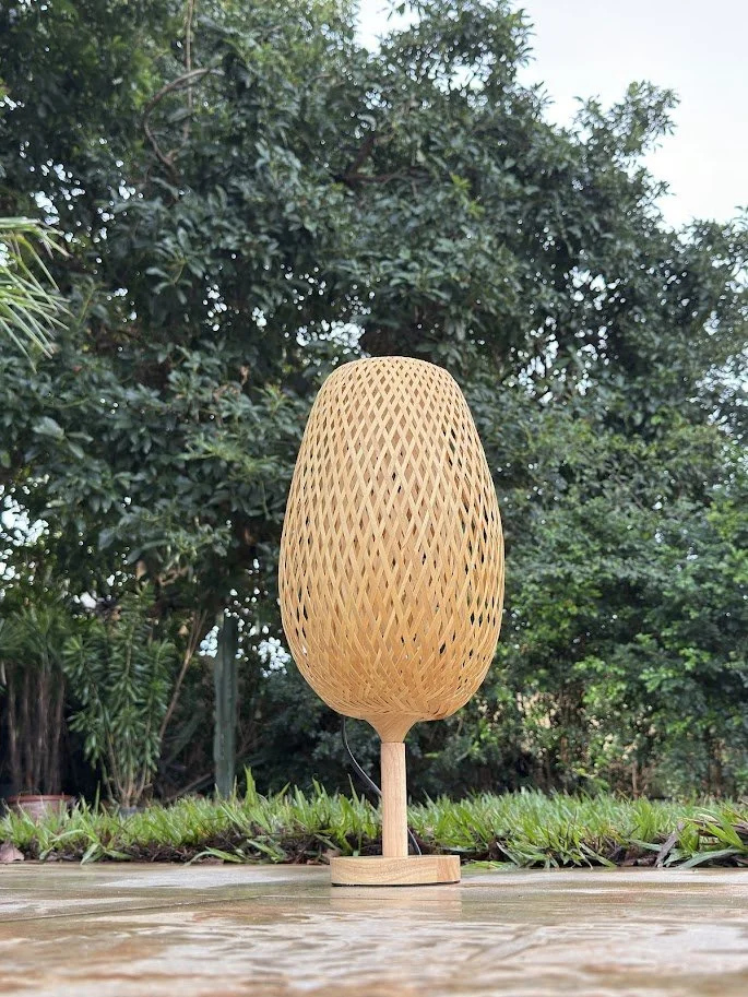 Abajur de Bambu