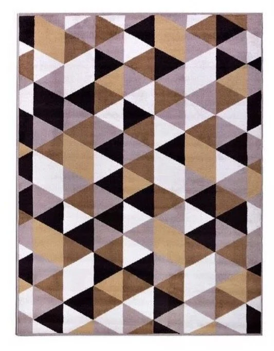 Tapete Belga Geométrico Taupe