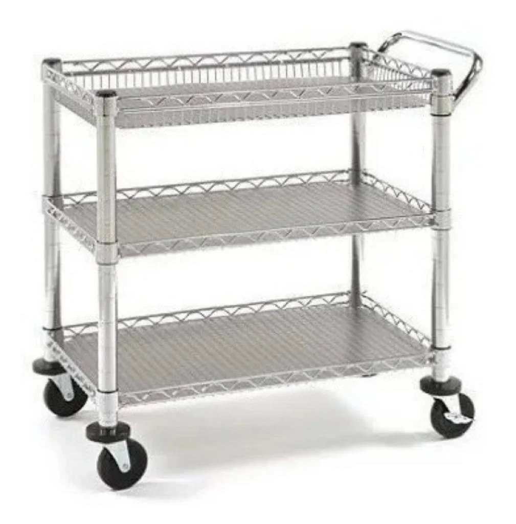 Carrinho de Chá Cromado