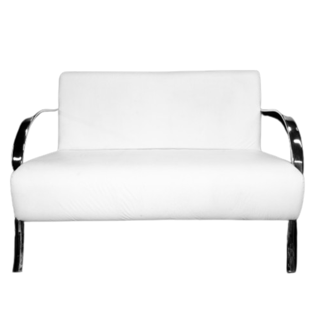 Sofá com Braço de Metal