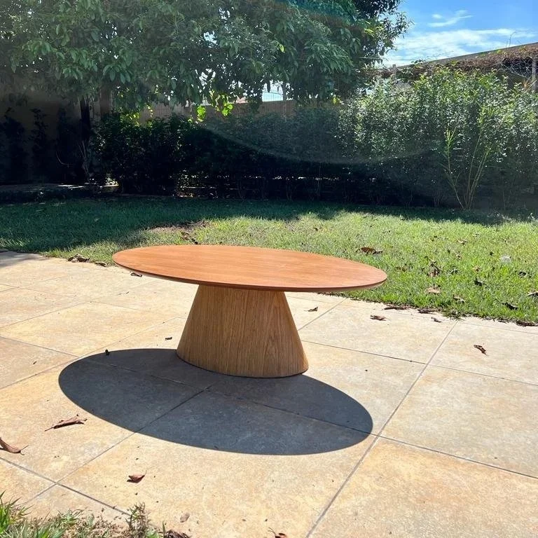 Mesa de Centro Cone Oval 1,10cm