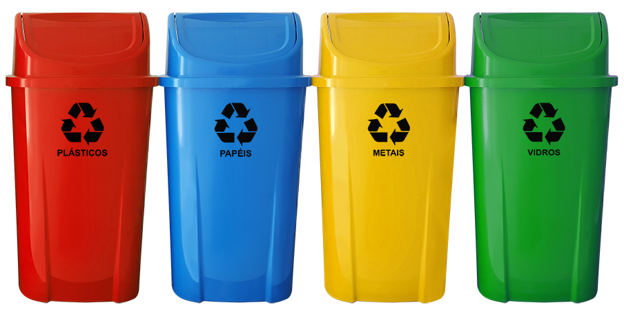 Kit Lixeira Reciclável
