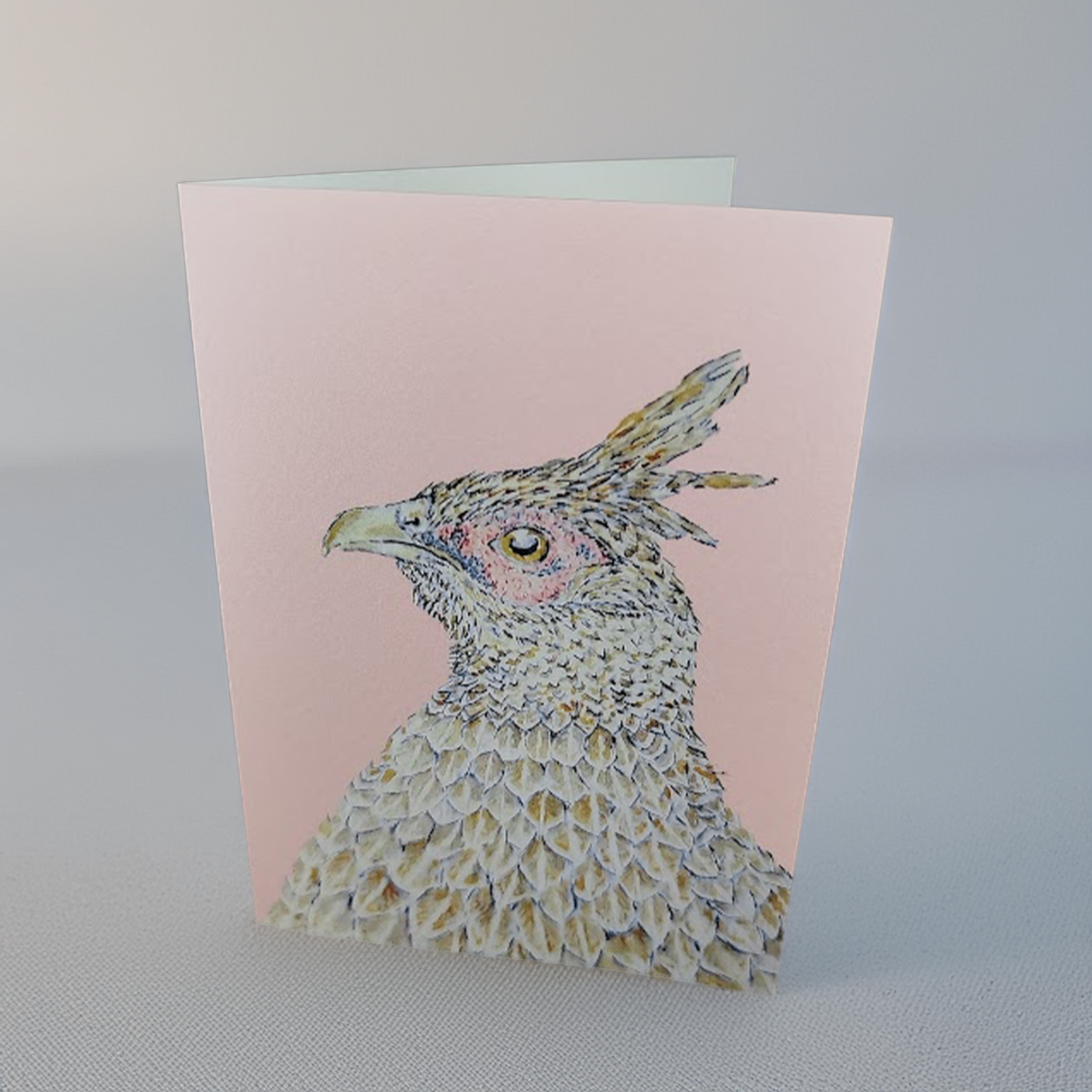 Female Khalij Pheasant A5 Art Card