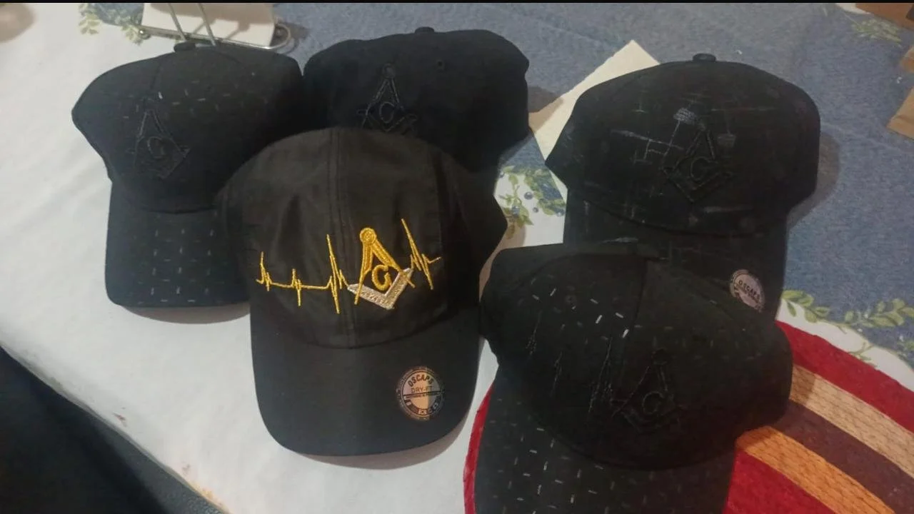 Gorras bordadas masónicas