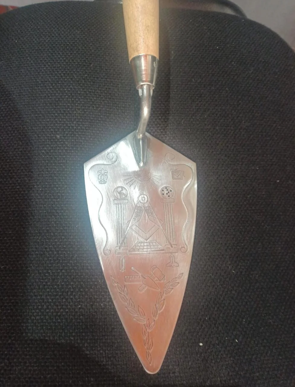 Cuchara masónica grabada a láser