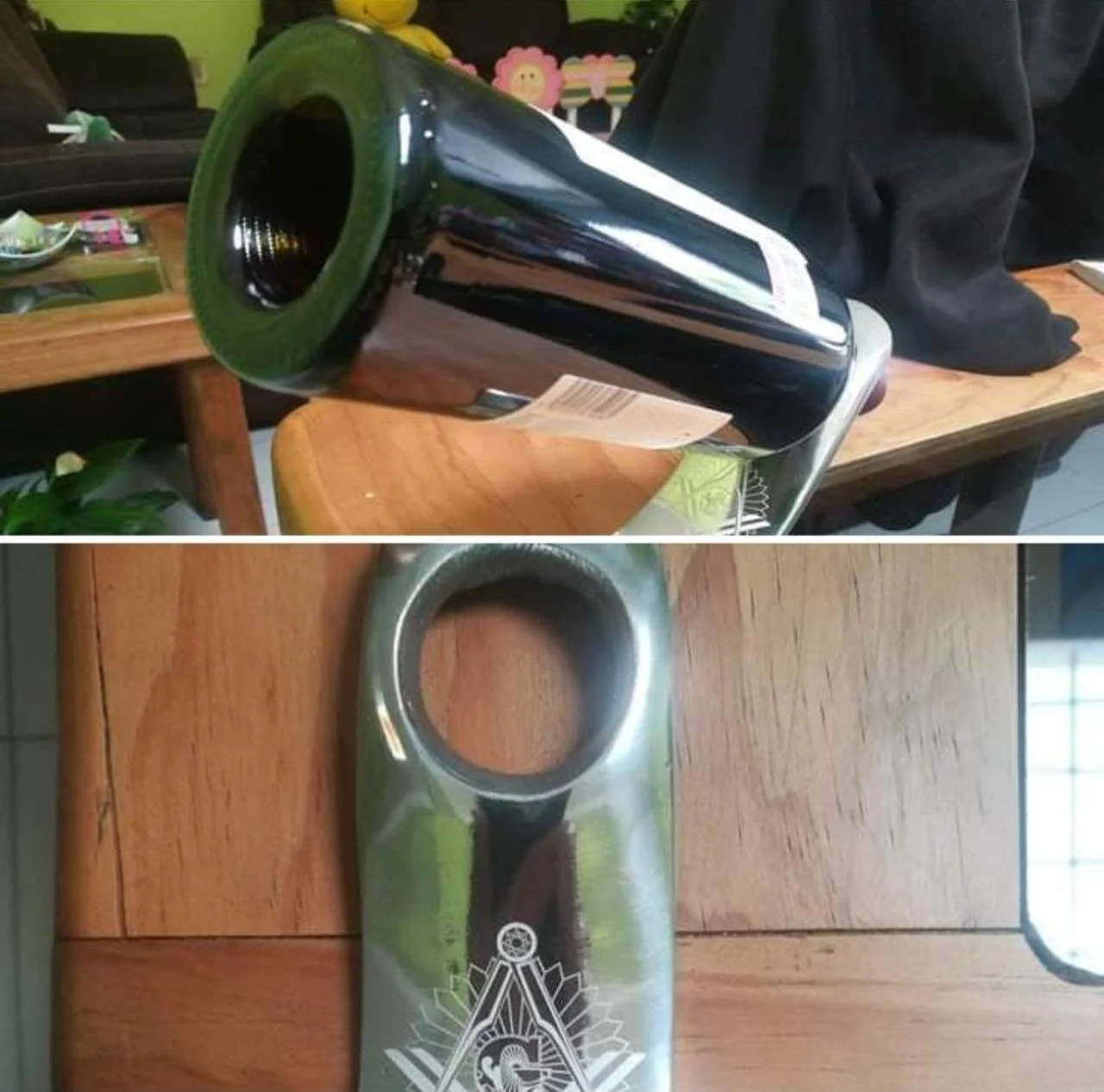 Portabotellas masónico