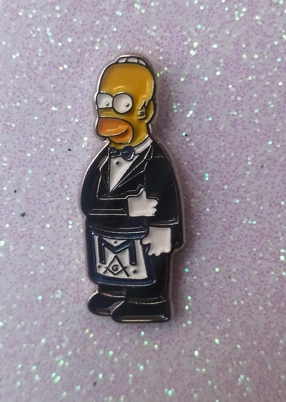 Pin Homero masón