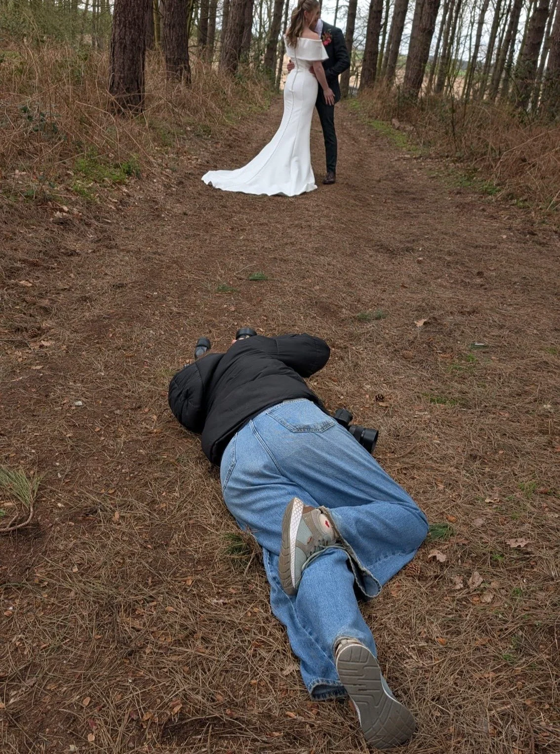 If you are looking for a photographer who will lie in bird poop to get "that shot," then we might be a good fit! 

P.S. I promise I will not wear jeans to your wedding. This was a styled shoot, and the gorgeous Ruth from @mooreish.cakes is 