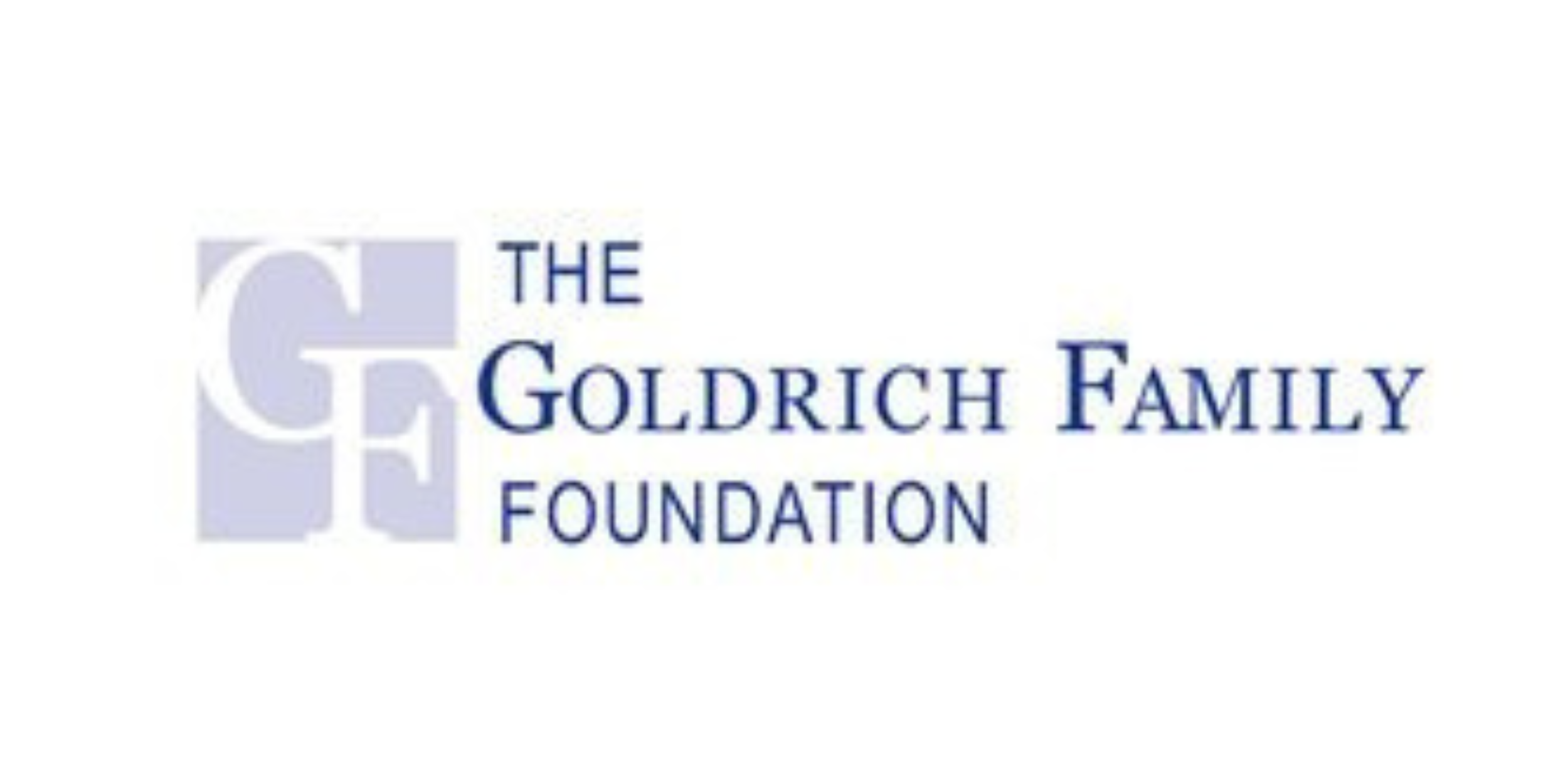 Logo of The Goldrich Family Foundation with initials GFF in stylized purple font.