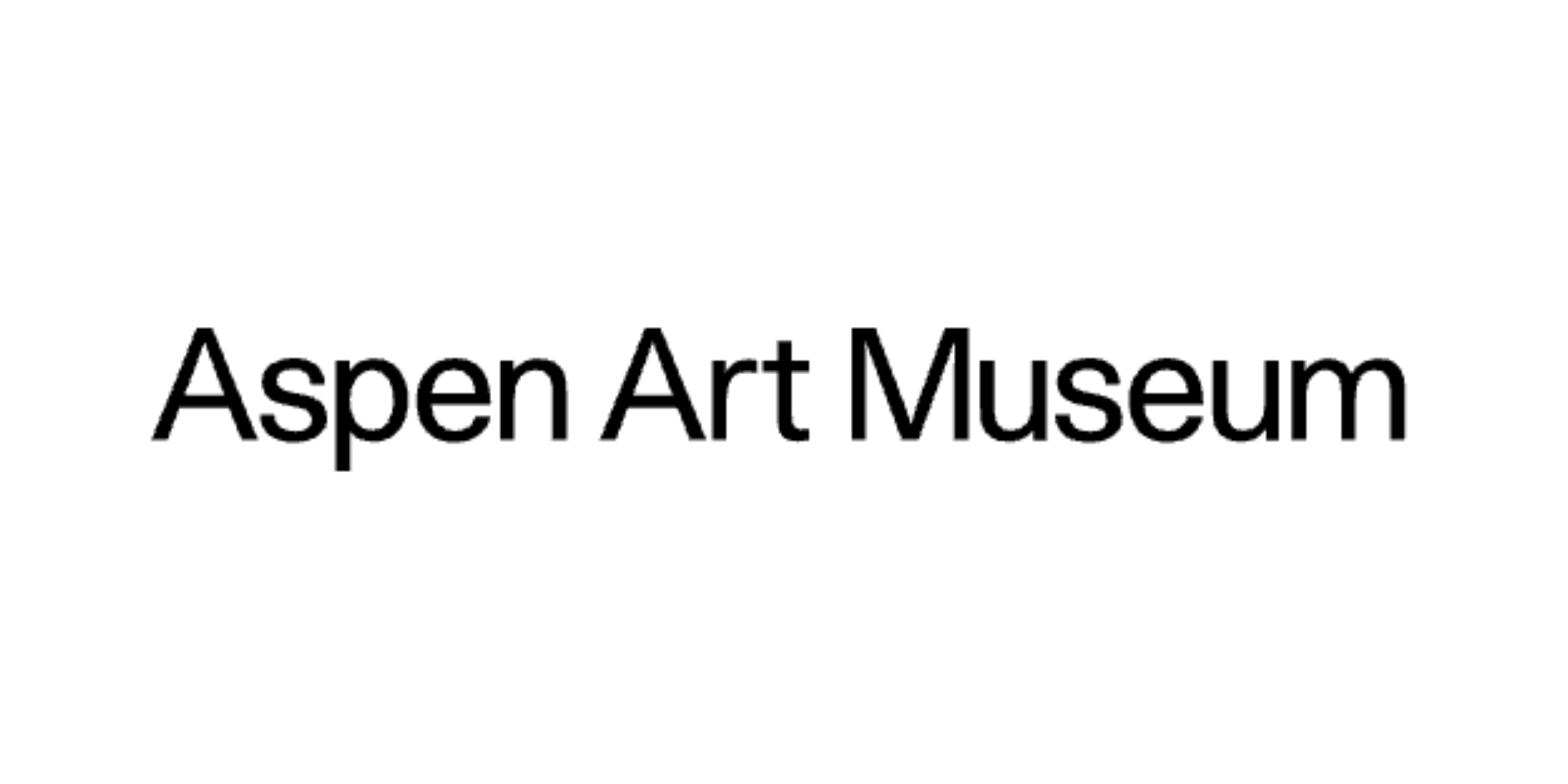 Text reading 'Aspen Art Museum' on a white background.