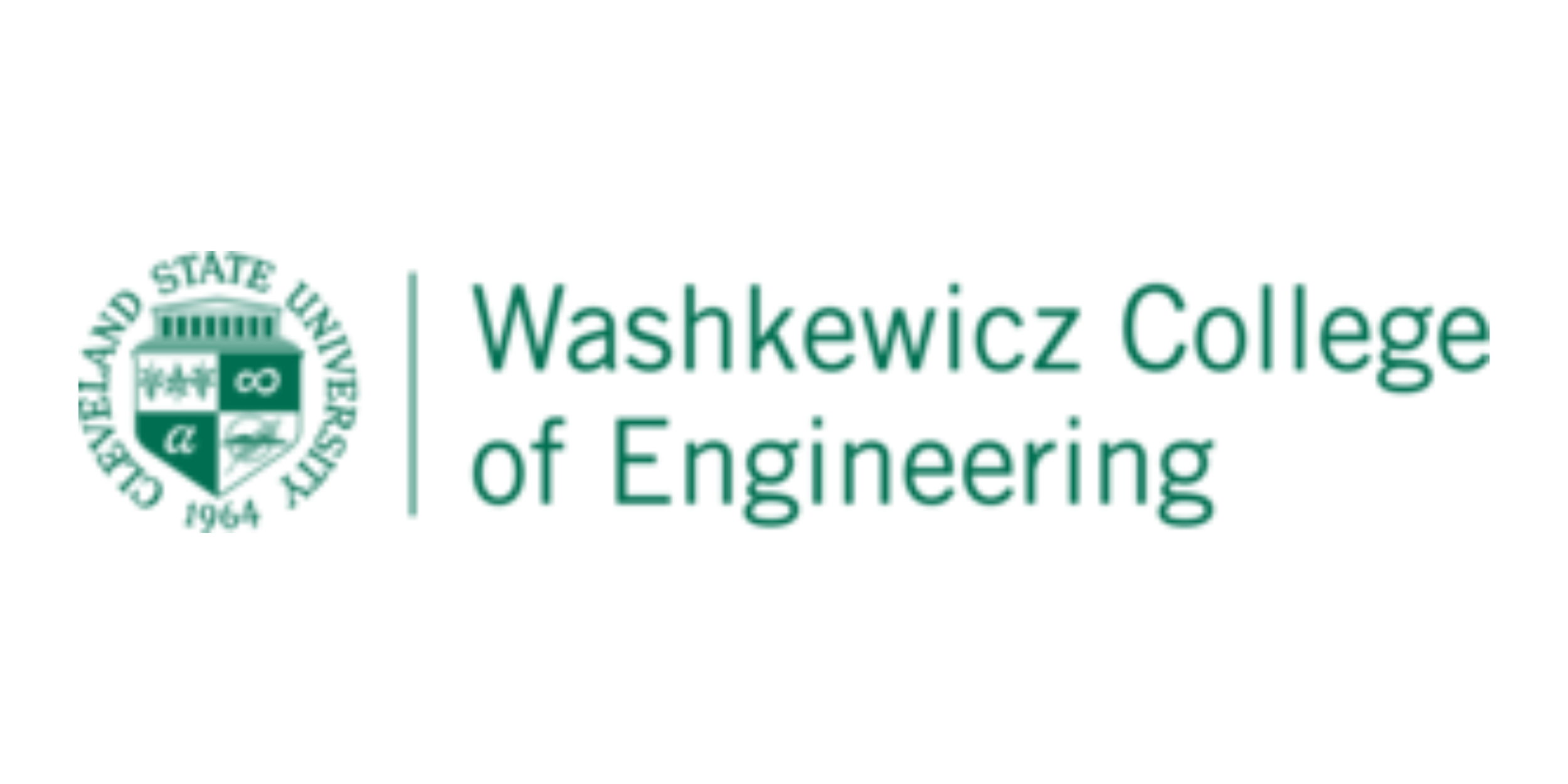 Logo of Cleveland State University College of Engineering with text 'Washkewicz College of Engineering'.