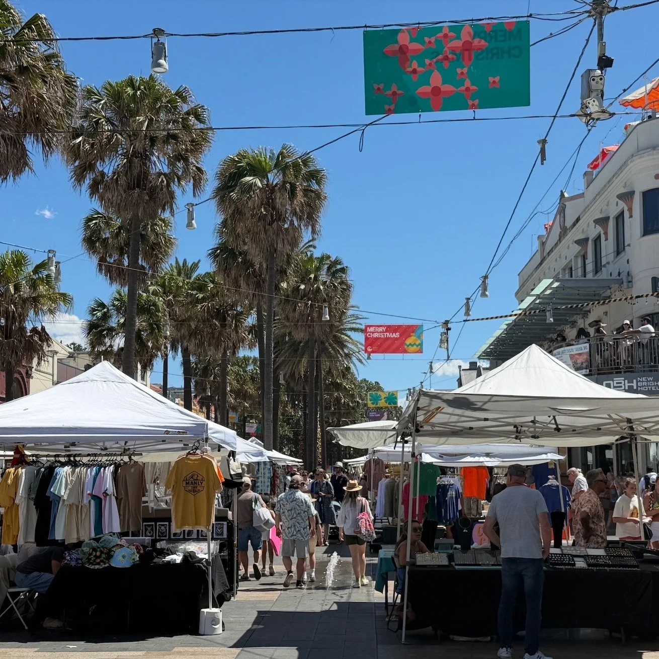 Manly weekend markets. Loved by locals and tourist alike.