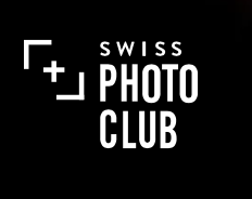 Swiss Photo Club logo on a black background