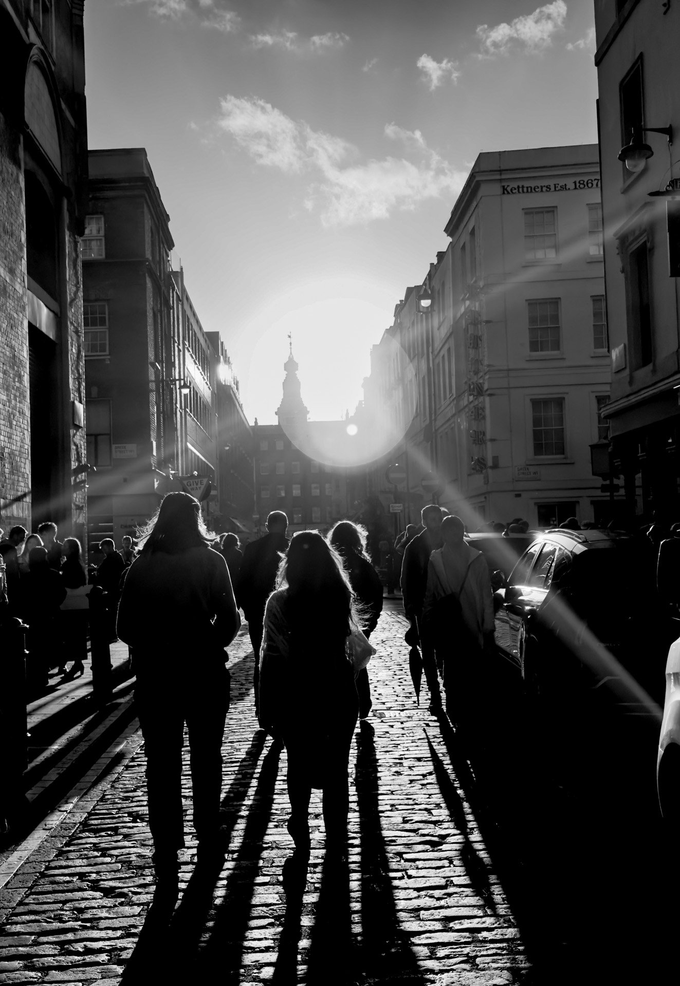 people silhoutted in london street catherine lewis photography.jpg