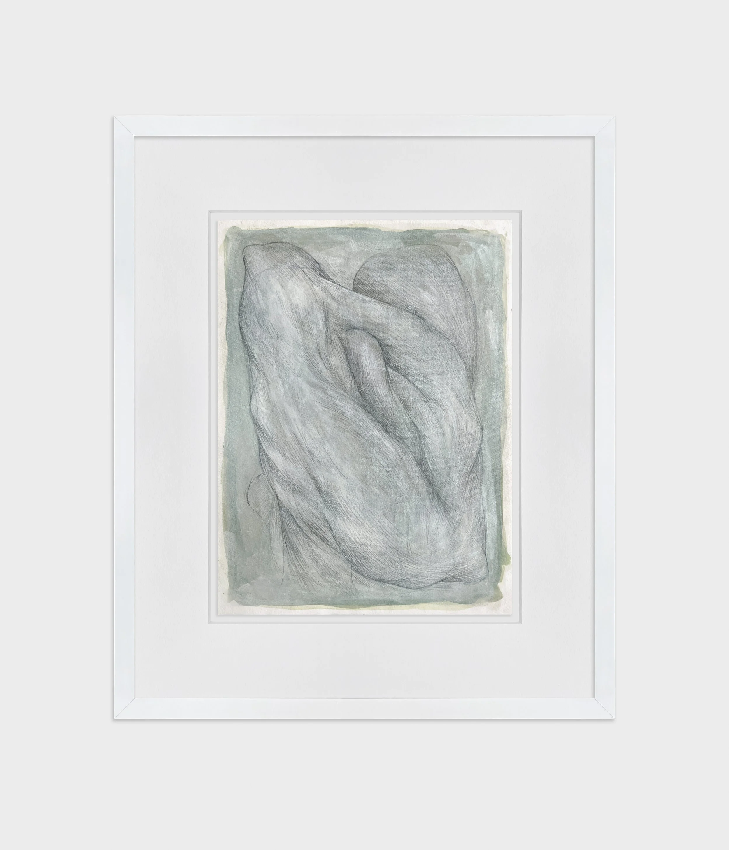  Untitled,  2025 
Graphite + watercolor on paper 
19 x 23 inches (framed)