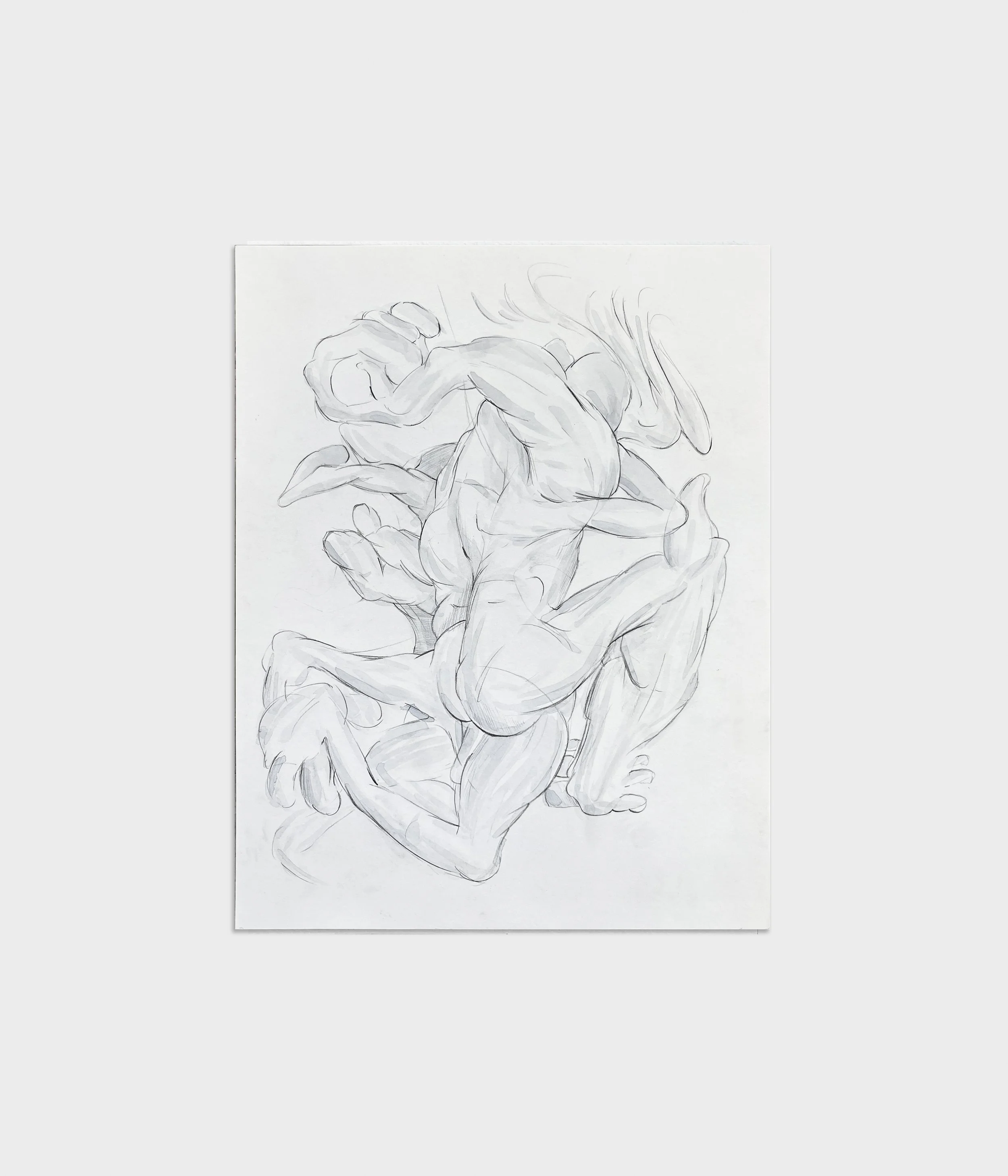  Untitled (Step),  2025 
Graphite + watercolor on paper 
11 x 14 inches 