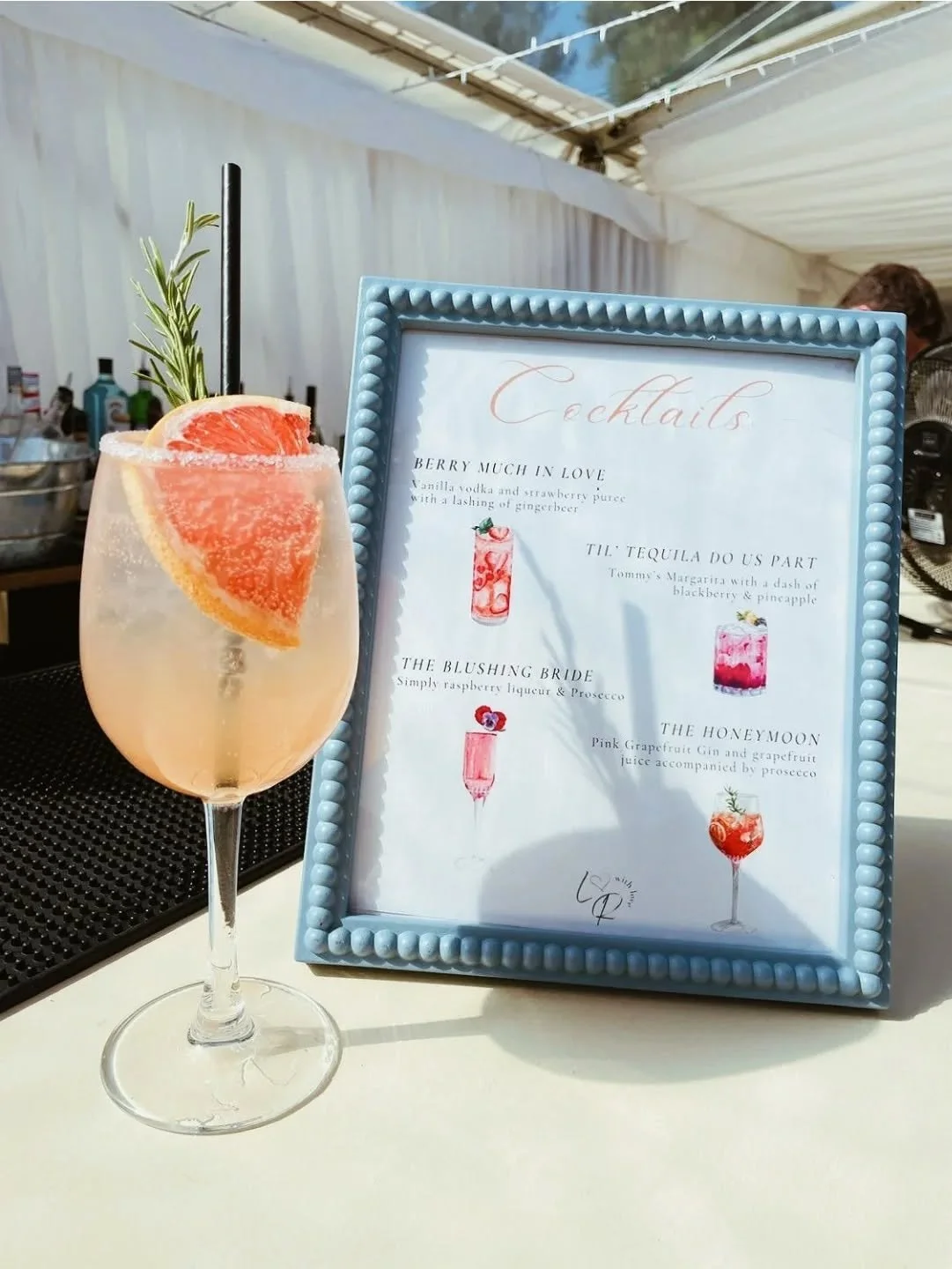 Our packages include a customized menu to suit your event. Choose from our array of signature cocktail recipes, include some classics or come up with your own it's up to you!