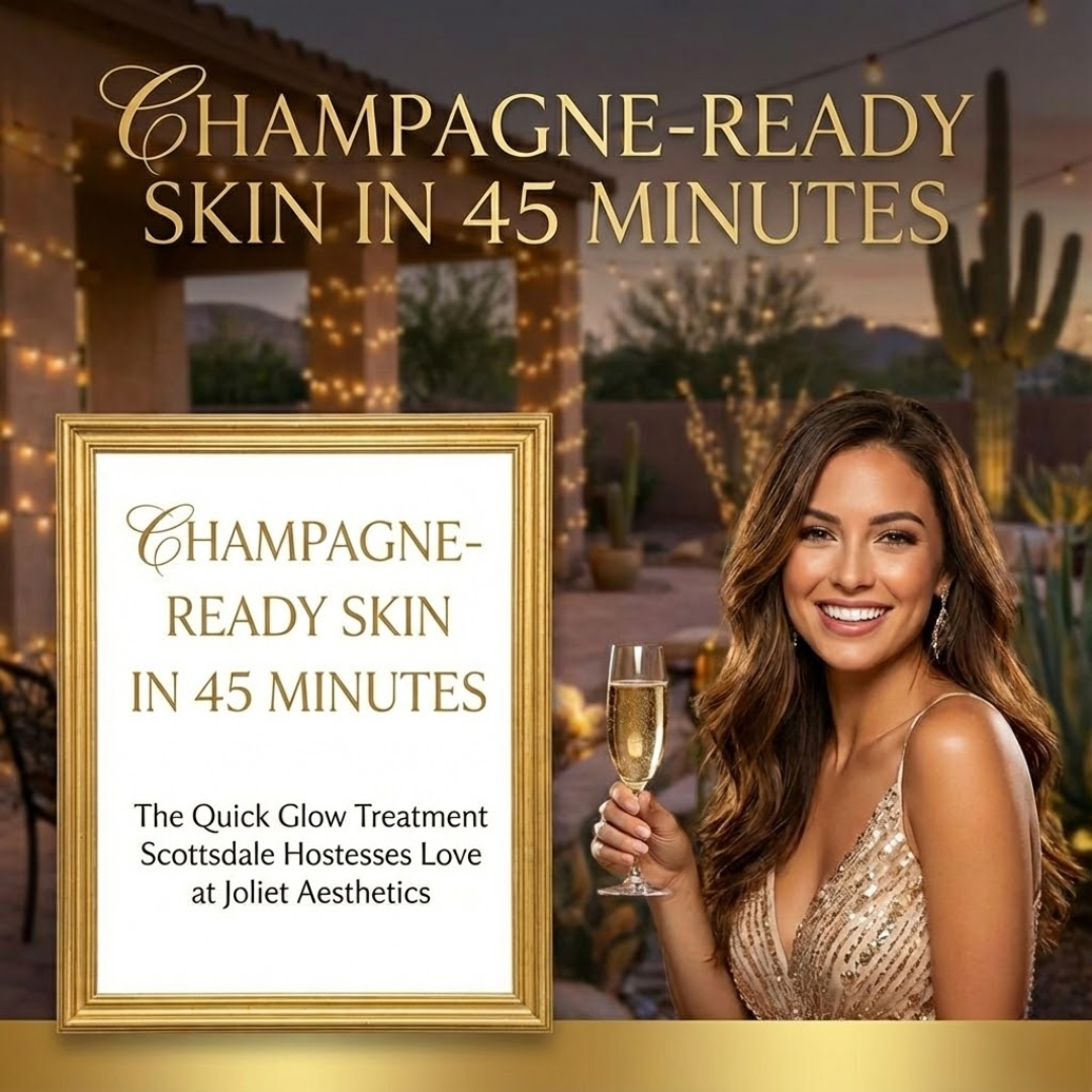 Champagne-Ready Skin in 45 Minutes: The Quick Glow Treatment Scottsdale Hostesses Love at Joliet Aesthetics