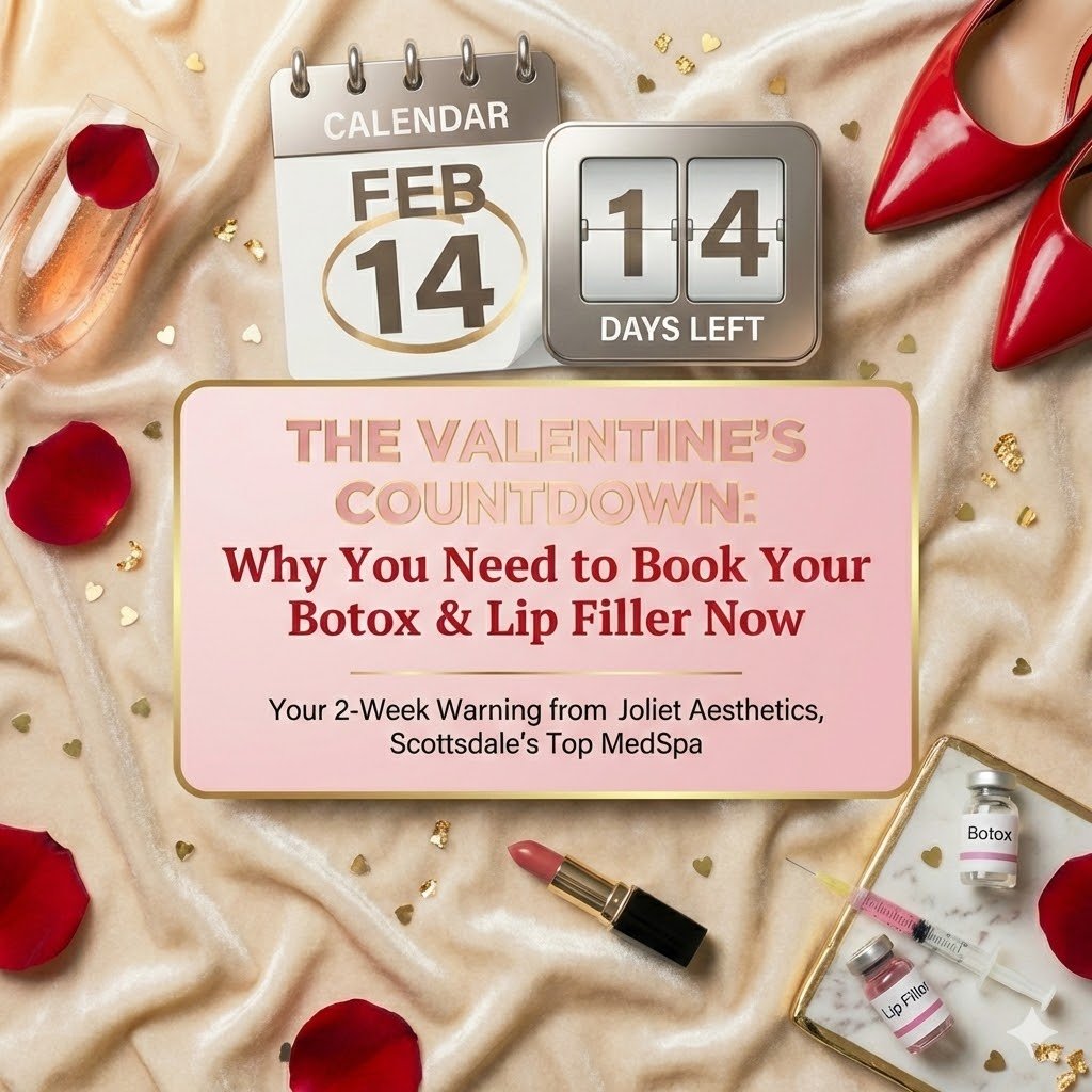 The Valentine’s Countdown: Why You Need to Book Your Botox &amp; Lip Filler Now Your 2-Week Warning from Joliet Aesthetics, Scottsdale’s Top MedSpa