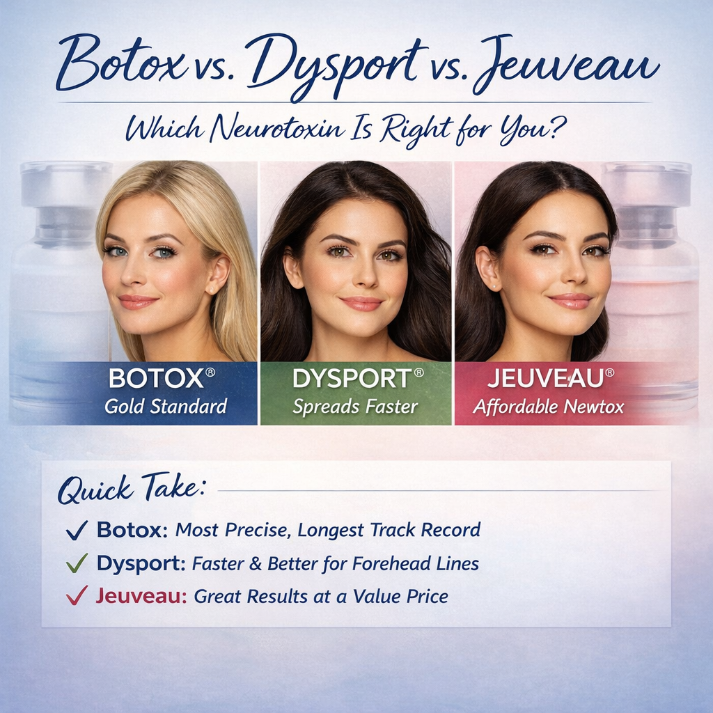 Botox vs. Dysport vs. Jeuveau: Which Neurotoxin Is Right for You?