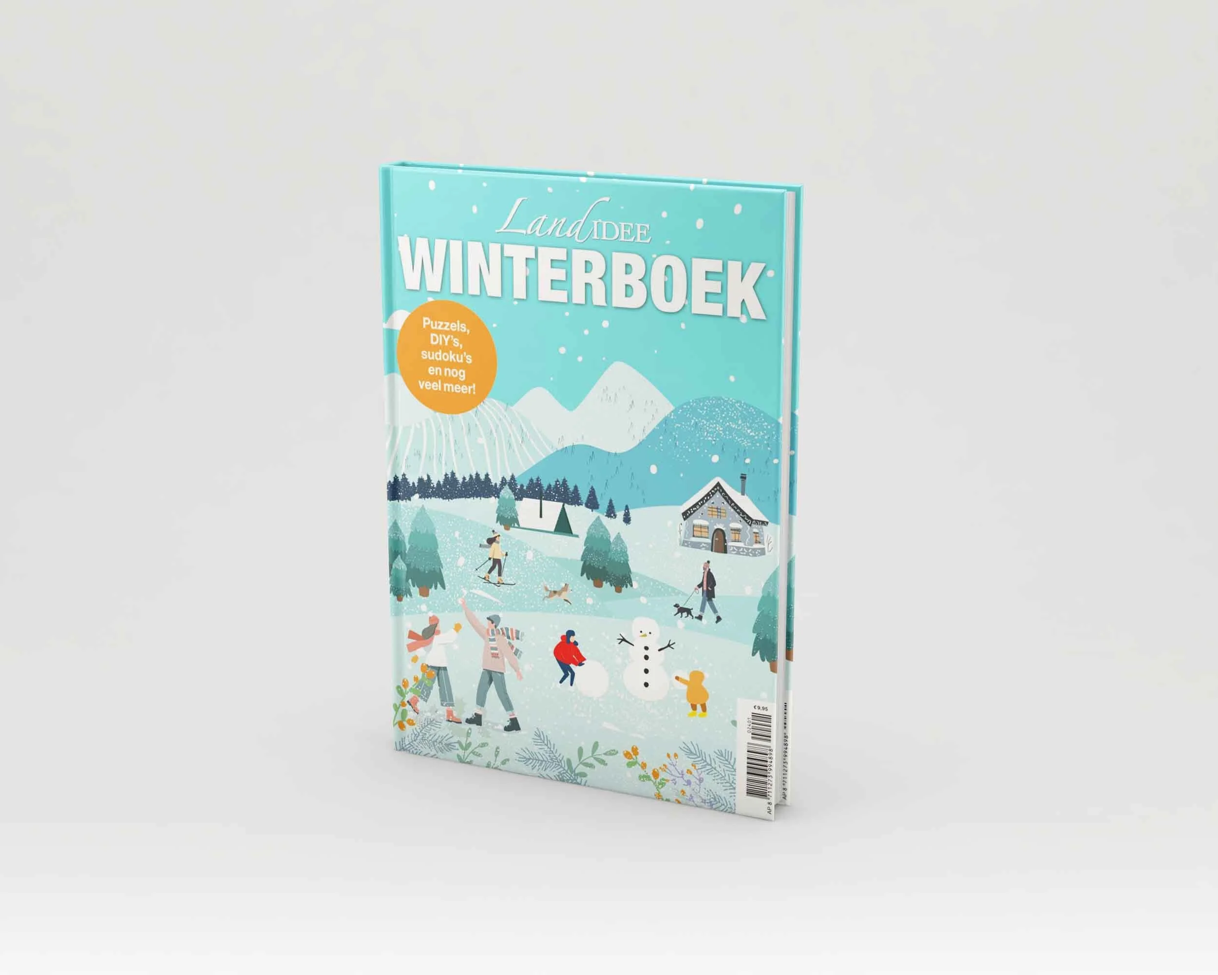 Winter doe boek Land idee