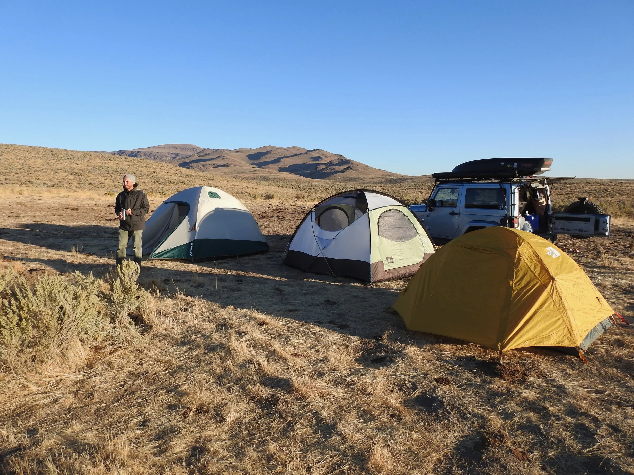 October 2017: Pygmy Rabbit surveys with a small group of subconsultants for the US Bureau of Land Management's Owyhee Roads Fuelbreak Project, Humboldt County, Nevada. 