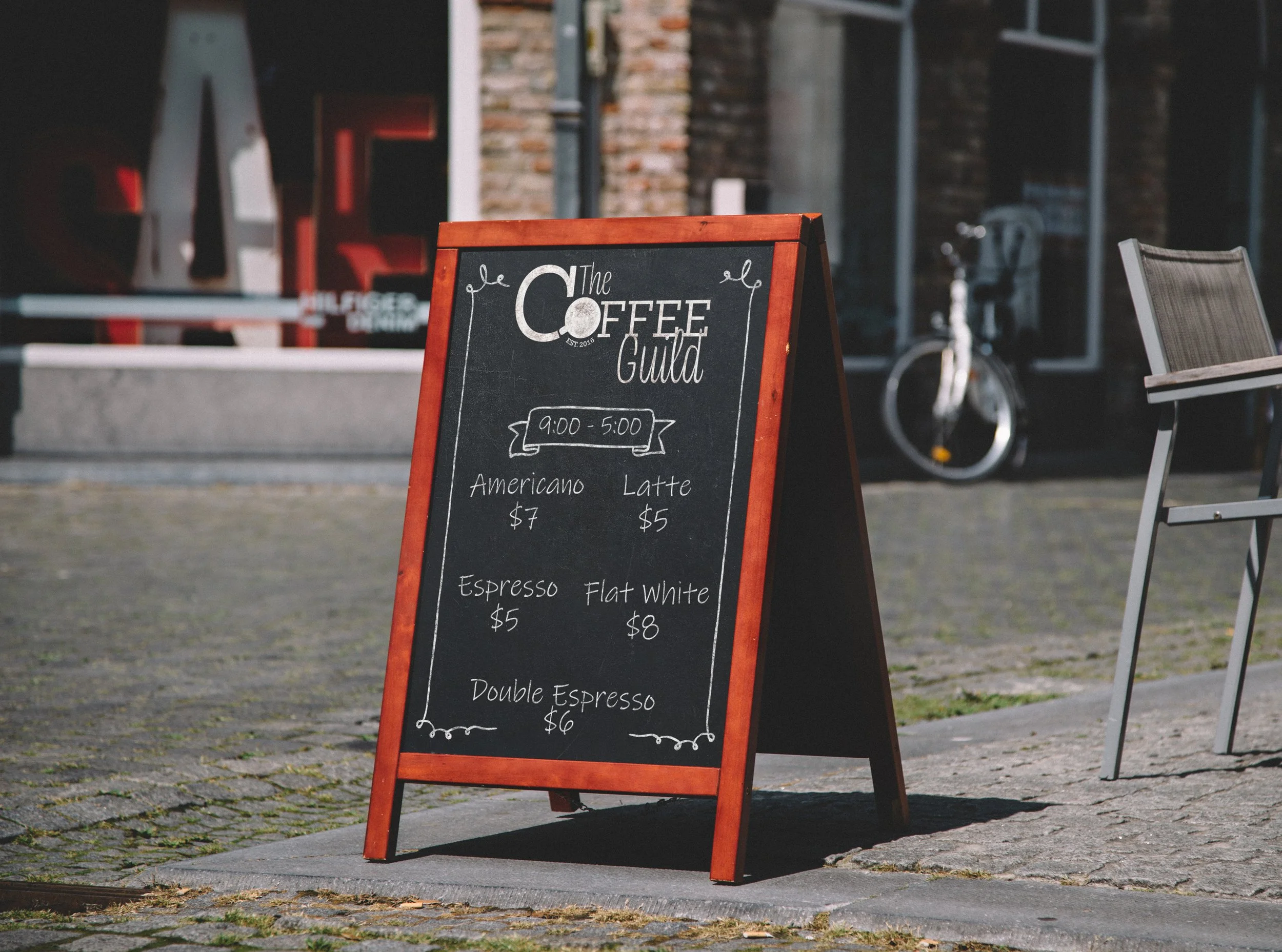 A-Frame Chalkboard Menu.jpg