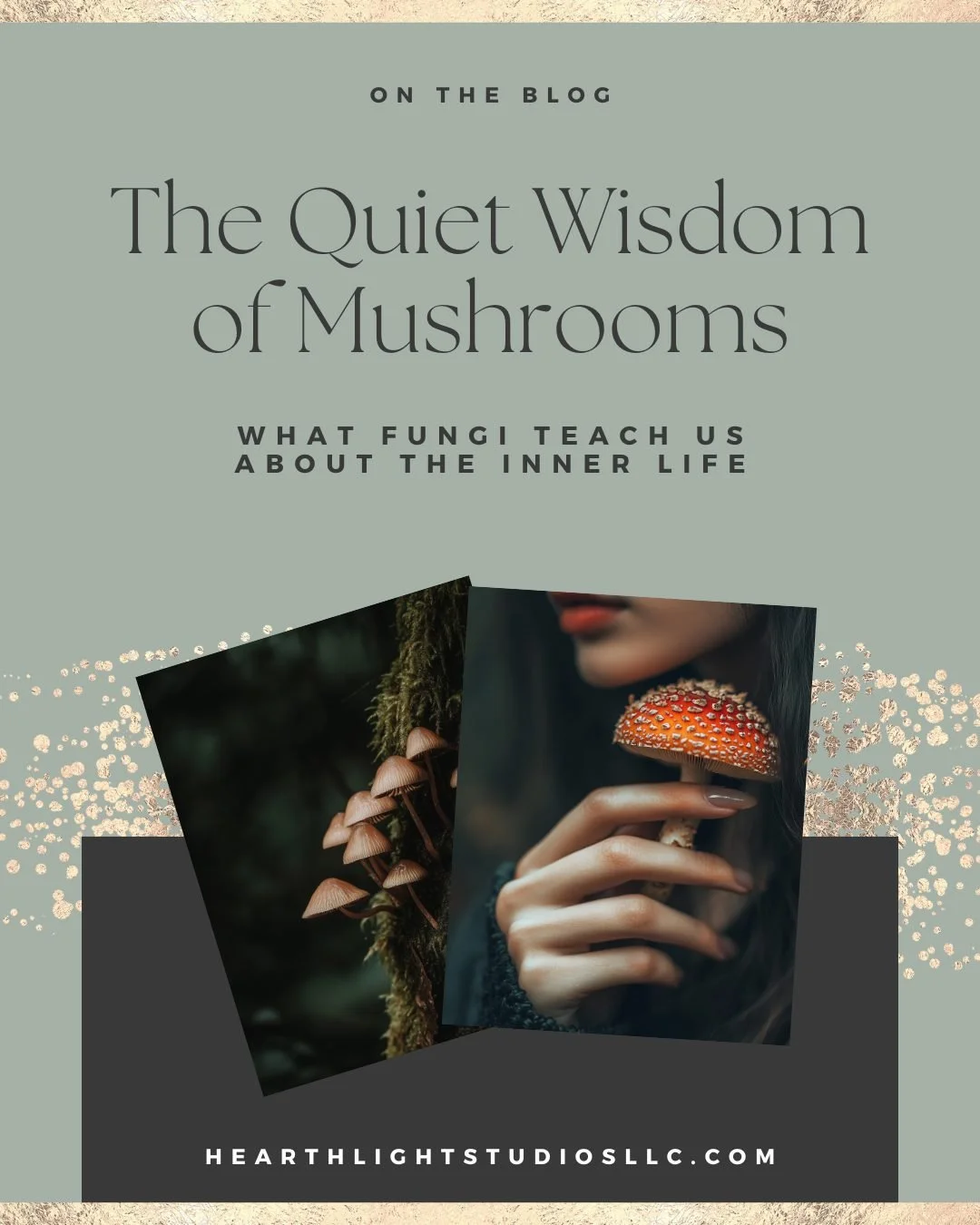 Did you know mushrooms have been a symbol of healing, luck, and magic across cultures for centuries? In my latest blog post, I'm diving into the quiet wisdom of fungi &mdash; what they teach us about transformation, doing the hard inner work, and the