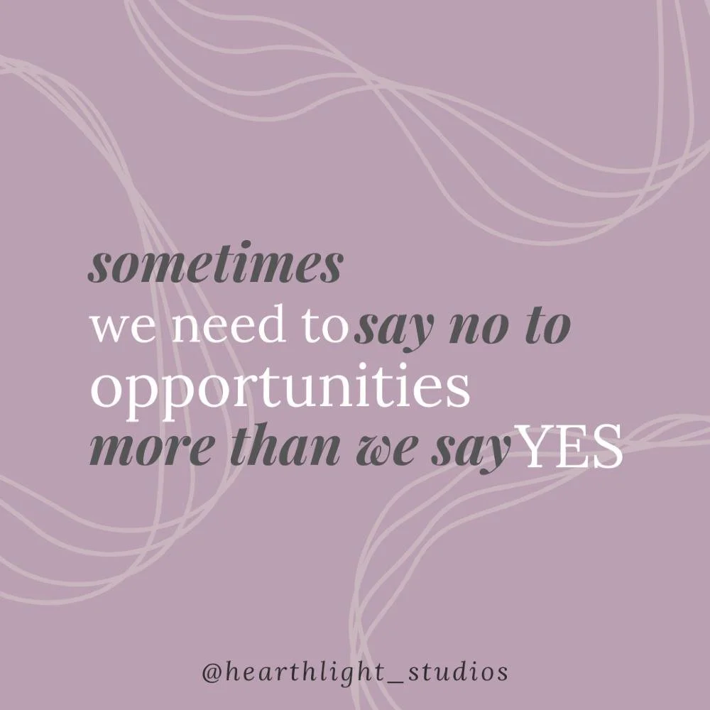 A gentle reminder today:

You don't have to say yes to everything.

Sometimes protecting your time, energy, and well-being means saying no to good opportunities so you can say yes to the right ones.

Give yourself grace. Your priorities matter, too. 