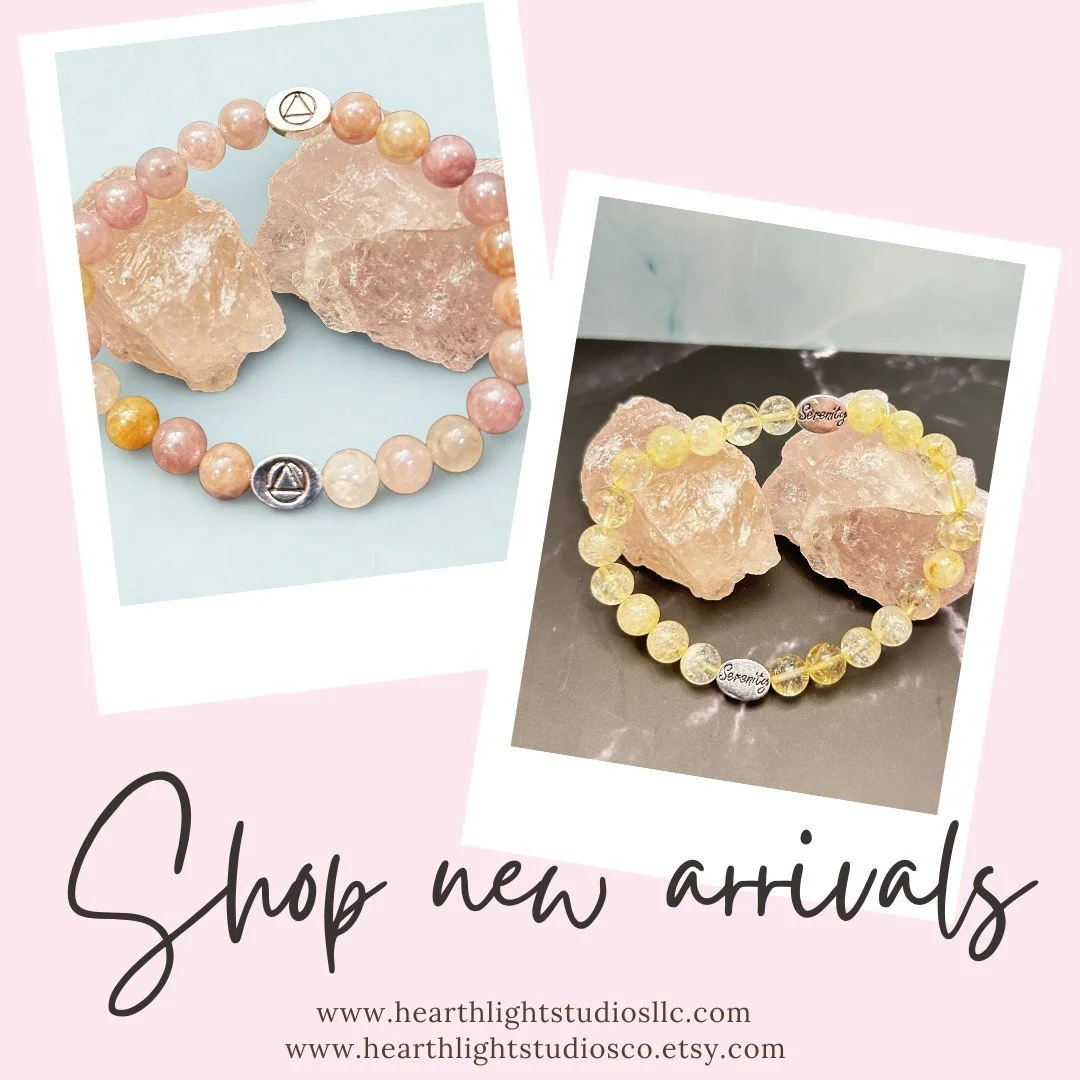 ✨ New arrivals are here! ✨

Designed to be more than just beautiful accessories, these handmade bracelets are gentle reminders of strength, hope, serenity, and taking life one day at a time. Whether you're celebrating a milestone, supporting a loved 
