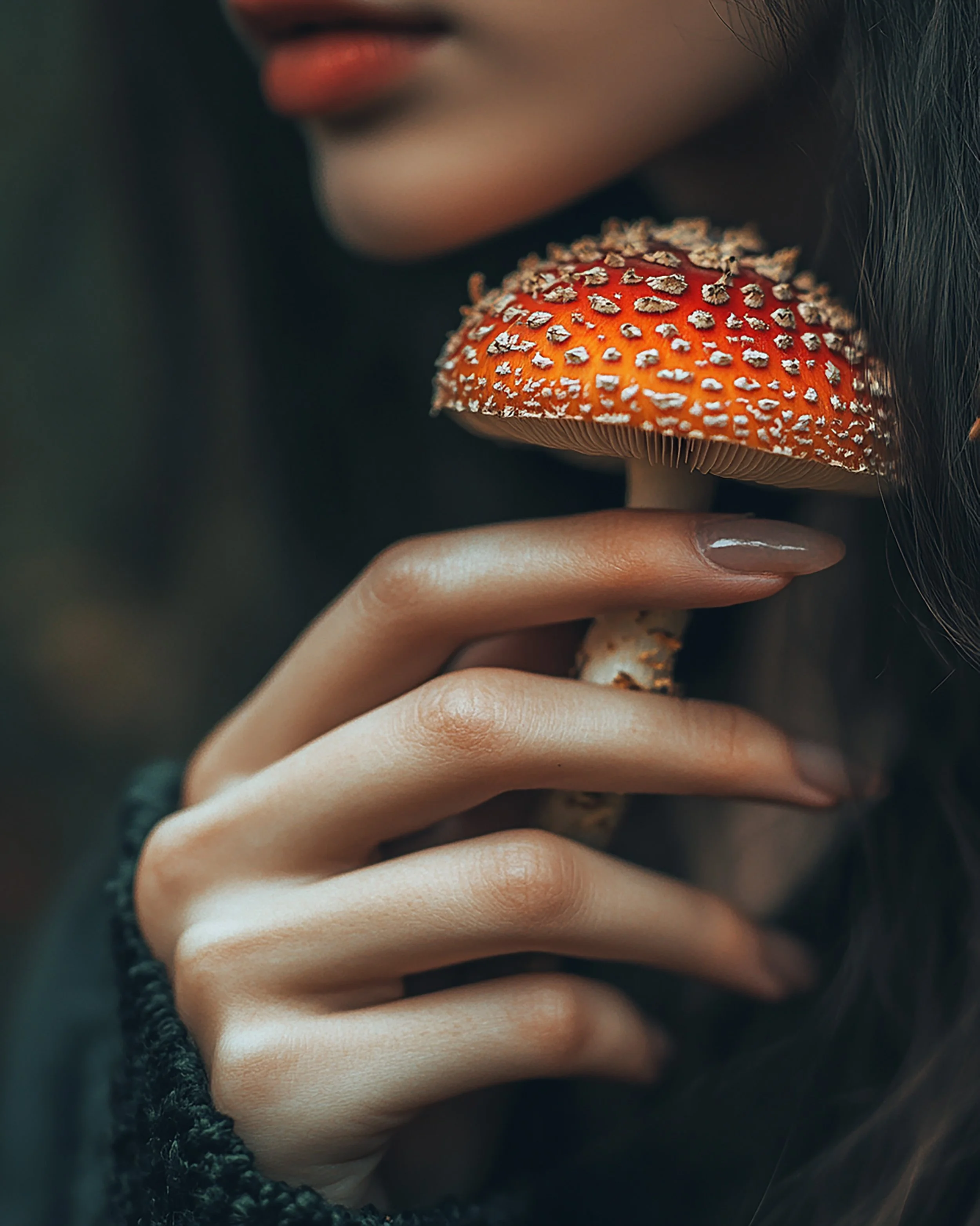 The Quiet Wisdom of Mushrooms blog article exploring mushroom symbolism, mental health, personal growth, emotional healing, resilience, mindfulness, self-reflection, and the connection between fungi and wellness.