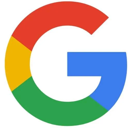 Logotipo de Google en colores rojo, amarillo, verde y azul.