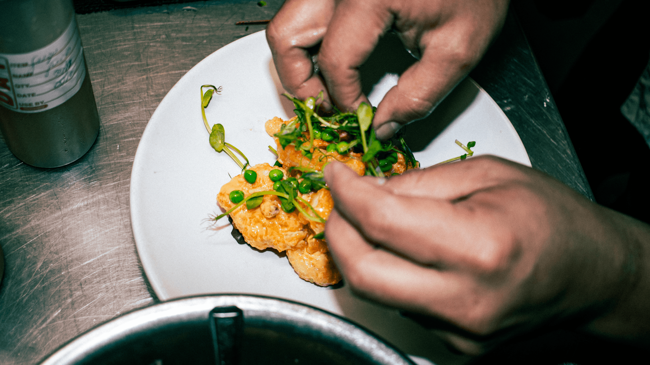 Delicious food plates in London at 68 and Shanghai