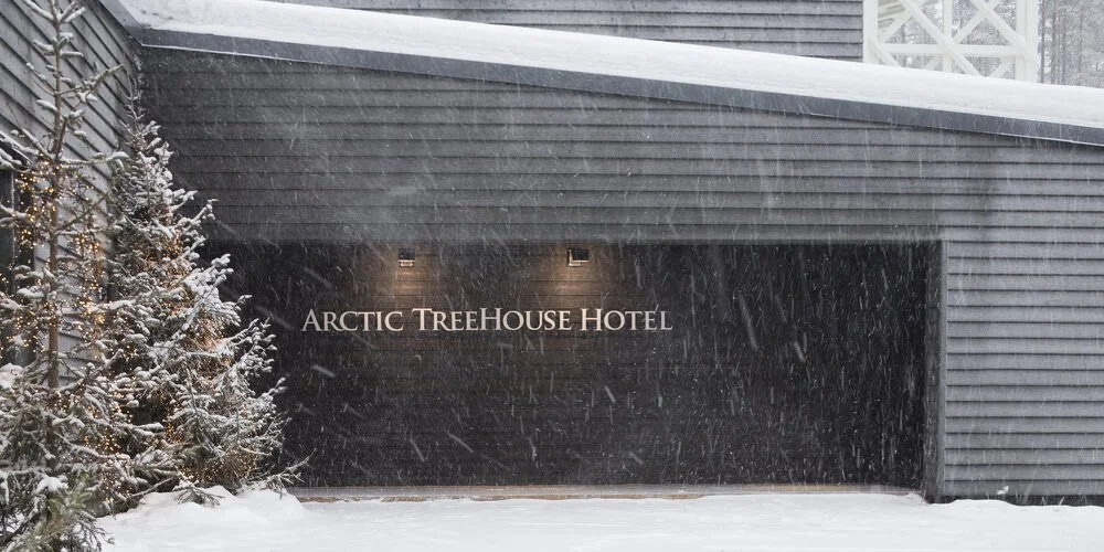 Arctic Treehouse Hotel’s ‘Cone Cows’ Tread Gently on the Finnish Landscape (Design Milk)