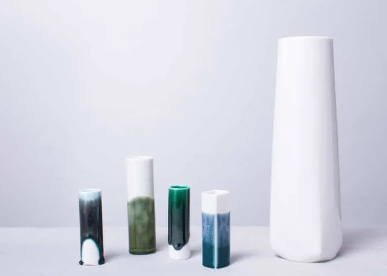 Reiko Kaneko's porcelain ceramic experiments, London Design Festival, Dezeen