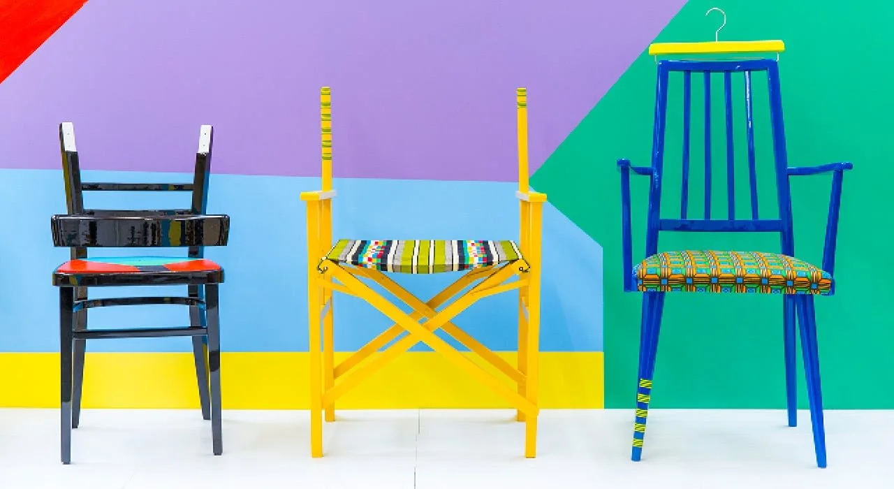 Yinka Ilori Turns Discarded Chairs into Sculptural Pieces With a Story (Circular by Design, Design Milk)