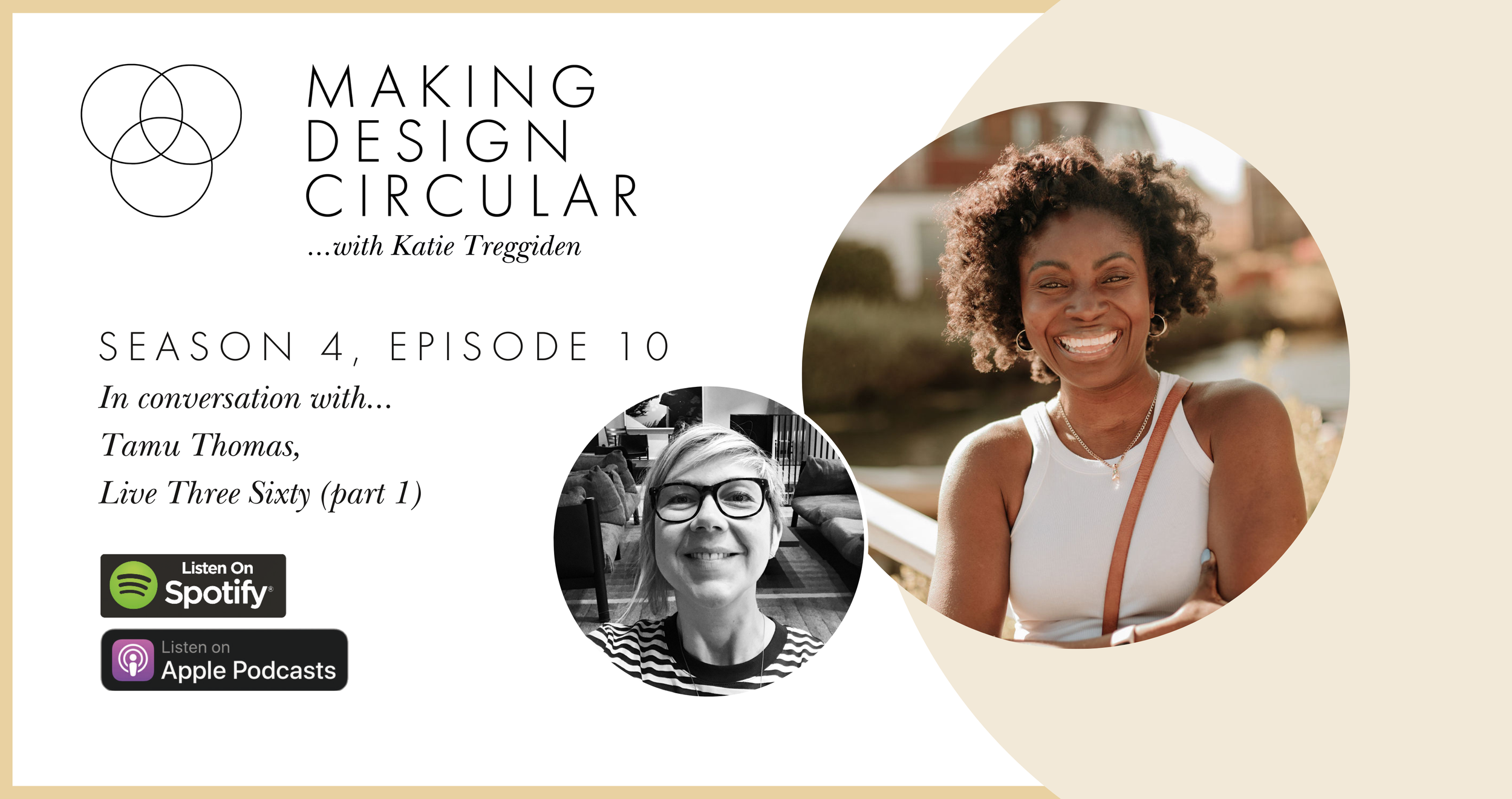 Making Design Circular Podcast - Season 4 - In Conversation with Tamu Thomas, Part 1