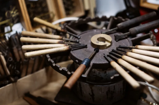 Tools in Gavin Rookledge's studio. Photo credit Andy Bate Photography.png