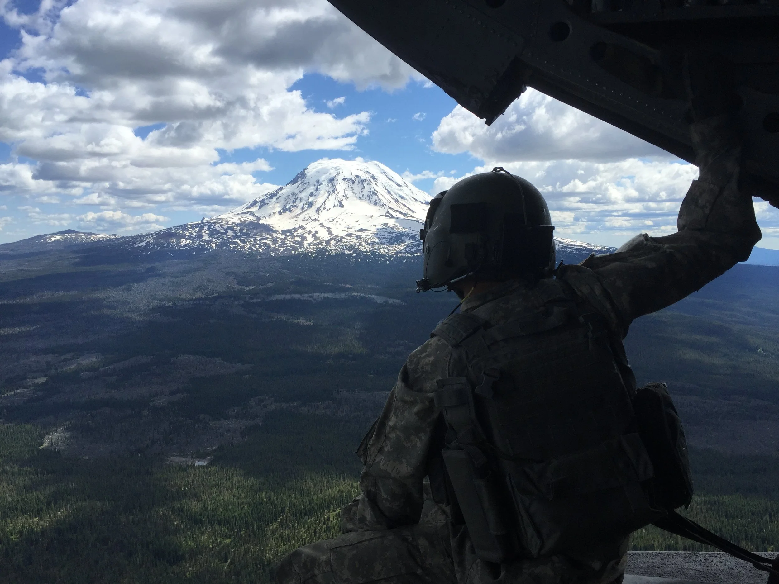 Military professional in operational environment embodying service and discipline